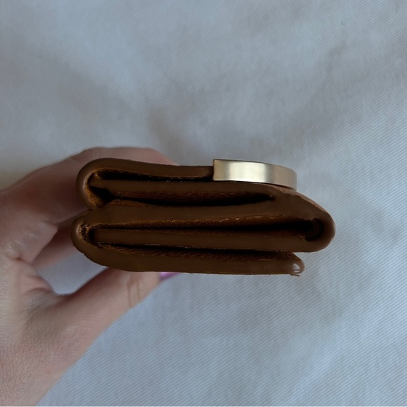 See by Chloe Lizzie tan & gold compact  wallet - Picture 7 of 7